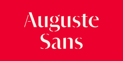 Auguste Sans Font Poster 1